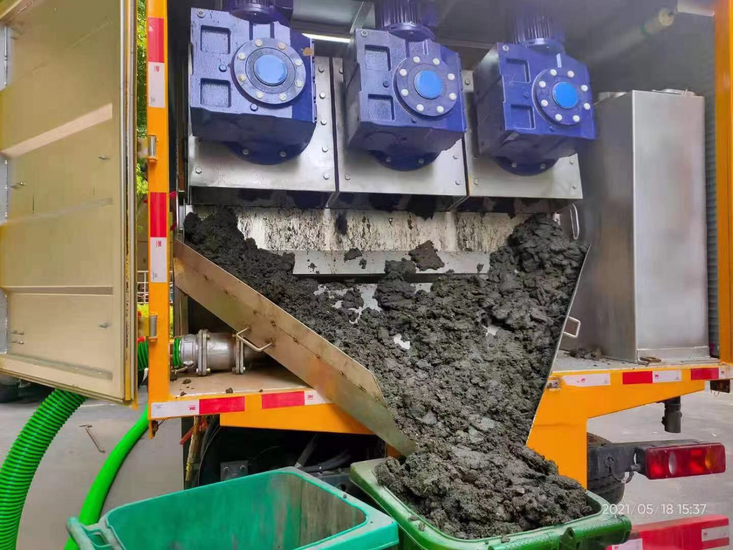 额尔古纳化粪池清掏城市维护站-泥浆净化干湿分离处理